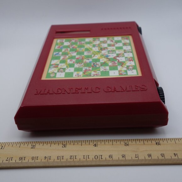 Magnetic Games 5-in-1 Travel Game with Checkers, Chess,  Pahrcheesi & Backgammon - Picture 7 of 14
